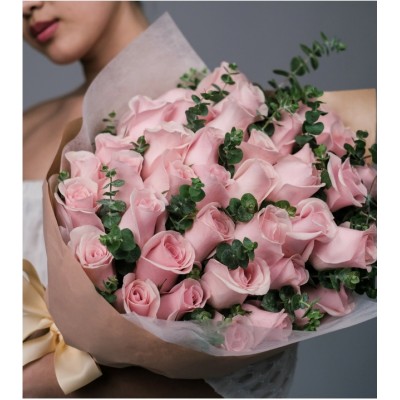 The Pretty Pink Rose Bouquet